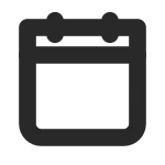 Calendar 1 SVG Icon